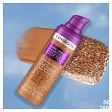 Covergirl Simply Ageless Skin Perfector Essence Foundation, 60 Tan, Tinted Skin Perfector, Skincare Makeup Hybrid, Sheer Tint, Radiant Finish, Skin-Like Finish, Vegan Formula, 1.0oz