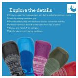 RC Pet Products Sporty PAWks Anti-Slip, Stylish, Functional, Protective Dog Socks | X-Small, Electric Blue/Cyan