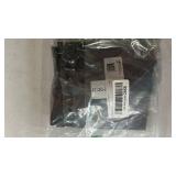 Foil Heart Balloons - 10 Black Heart Shaped Balloons, 18inch Metallic Foil for Valentines Day, Wedding, Birthday, Halloween Party