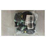 SlowTon Dog Shoes for Large Small Medium Dogs - Breathable Dog Boots for Summer Hot Pavement, Paw Protector for Outdoor Walking Winter Snow, Anti-Slip Rubber Dog Booties for Hard Floor (GR, 1)