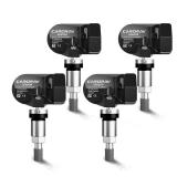 433Mhz TPMS Sensor, Tire Pressure Monitoring System Sensor fit for Mercedes Benz B246 C205 E212 G463 CLA117 CLS218, RAM, Maserati, Replaces A0009053907 A0009050030 4PCS - 4 Replaceable Valve Stems