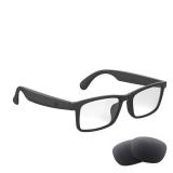 Fecoul Smart Glasses with Speaker Bluetooth Glasses for Women Men Anti-Blue Light and UV400 Polarized Lenses ï¼Open Ear,Clear Call,(G10Z - with Sun Lens)