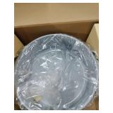 CookinCraze Stock Pot 4.5qt Dutch Oven with Lid (9.5\"x 4\") Nonstick Ceramic Coated Non-Toxic PFAS-Free Even Heat Distribution for Braising, Baking Bread & Soups, Compatible for All Cooktops(Inductio