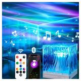 PIKOY Shower Lamp Shower Lights White Noise Sound Machine for Sleep Adults, Bluetooth+15 White Noise Machine Baby Sound Machine Baby, 18 Colors Shower Light Party Lights Indoor, Remote Warm Light Lamp