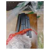 HOOBRO Floating Shelves, 15 Inch Wall Shelf Set of 2, Wall Mounted Storage Shelves 2-Tier, Hanging Bathroom Shelves, for Living Room, Bedroom, Bathroom, Kitchen, Rustic Brown and Black BF32BJ01