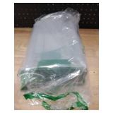 Komzon Rice Container, Airtight Rice Storage Container 10lb, Cereal Containers Storage, BPA Free Food Dispenser with Pouring Spout Handle for Flour Pasta Grain, Pet Dog Cat Bird Food Storage Container