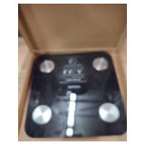 YINOLIFE Scale for Body Weight, Digital Smart Bathroom Weight Scale with BMI, Body Fat, Muscle Mass, Accurate 20 Body Composition Scale, 10.2\" Compact Platform with APP, 400lb, Black