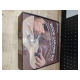 Wood Carving Kit, 32Pcs Wood Carving Tools with Storage Bag, Wood Whittling Knife Kit with 4pcs Templates & 11pcs Wood Carving Knives for Wood DIY Beginners