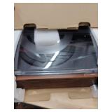 WOCKODER Vintage Record Players for Vinyl with Speakers Belt-Driven Retro Turntable LP Player Support 3-Speed, Bluetooth Playback, AUX-in, Headphone, RCA All-in-one Auto Stop Phonograph Wooden Brown