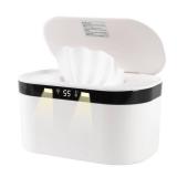 Baby Wipe Warmer, Wet Wipe Warmer 5 Modes of Temperature Heating Control Dual Heat for Baby