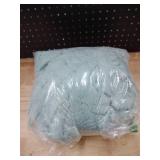 NEWCOSPLAY Super Soft Twin Blanket Mint Green Premium Silky Flannel Fleece 3D Ribbed Jacquard Lightweight Bed Blanket All Season Use (Mint Green Ribbed, Twin(60\"x80\"))