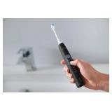Philips Sonicare ProtectiveClean 5300 Rechargeable Electric Toothbrush, with Pressure Sensor, 3 Cleaning Modes, SmarTimer and QuadPacer, with 2 Bonus Brush Heads, Travel Case, Black, Model HX6423/34
