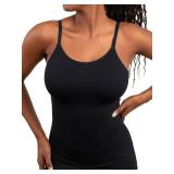 SHAPERMINT Womens Tops - Scoop Neck Cami Body Shaper for Women, Shapewear Tummy Control, Camisole Tank Tops for Women