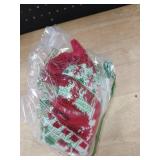 KYEESE Dog Christmas Sweater, Warm Turtleneck Dog Sweater for Small Dogs Boy Girl with Snowflake & Reindeer Pattern, Cozy Winter Knitwear with Leash Hole, Festive Holiday Outfit, Small