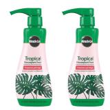 Miracle-Gro Tropical Houseplant Food - Liquid Fertilizer for Tropical Houseplants, 8 fl. oz., 2-Pack