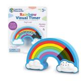 Learning Resources Rainbow Visual Timer - Time Management for Children, Audio and Visual Alarms, Schedule for Kids, Social Emotional Learning Skills, Countdown for Teachers, Classroom Must Haves