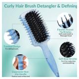 Curl Defining Brush, Curly Hair Brush Products for Effortlessly Detangling Shaping and Styling Women