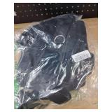 MOOGROU Tactical Service Dog Vest and Leash Set,Heavy Duty Harness with Metal Buckles for Large Dogs,Adjustable No Pull Pet Vest with 10 Patches,for Training Working Hiking,Black XL