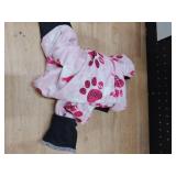 Cnkwei Dog Pajamas Medium Large Dog Paw Printed Greyhound Pajamas Jumpsuit Bodysuit