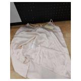 Ekouaer Womens 1-Pack Silk Satin Camisole Tank Top V Neck Sexy Cross Back Spaghetti Strap Cami Sleeveless Lounge Tops Caramel+Champagne L