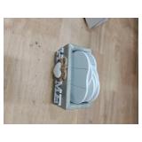 Patelai Set of 6 Wooden Heart Coasters House Warming Gifts New Home White Elephant Gifts for Adults Funny Farmhouse Coasters with Holder for Coffee Table Protection Decoration(Home,Grey)