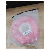 Cat Cone Collar Soft, Comfortable Cat Donut Collar After Surgery, Adjustable Elizabethan Recovery Collars & Cones to Stop Licking, Lightweight Neck Collar Soft Cone for Cats Kitten (Pink, Medium)