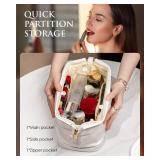 Vogewood Birthday Week Gifts, Makeup Bag for Women, Bridesmaid Engagement Gift for Her Travel Toiletry Bag Make Up Bag Pouch for Purse Bridal Shower Gifts for Engagement Wedding Bridesmaids Gift