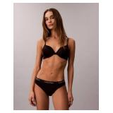 Calvin Klein Motive Cotton 2 Pack Bikini Panty Black/Gray Heather XL