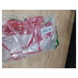 AVOIN colorlife Christmas Tree Skirt 48 Inch, Christmas Ribbon Holly Winter Holiday Tree Mat Decoration