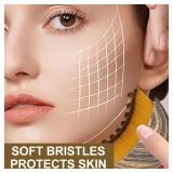 2PCS New Lymphatic Contour Face Brush, Contour Face Brush for Lymphatic Drainage, Ergonomically Designed to Fit The Skin Precisely, Face Lifting Tool for Skincare Routine|Portable Gua Sha Alternative