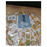 Tarklanda 50Pcs Fall Paper Placemats 13.4 Inch Disposable Fall Maple Leaves Round Place Mat Decorative Valentines Day Table Mat for Dining Kitchen Birthday Bridal Wedding Harvest Party Supplies