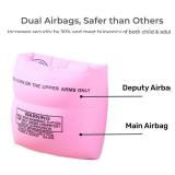 2-4 Pack Arm Floaties for Kids Adults, Pool Arm Floats, Inflatable Swim Ring, PVC Arm Floater Sleeves for Toddlers Children 3-5-6-12 Years (2 Pair-Pink+Orange)