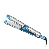 BabylissPRO Nano Titanium Prima Ionic Hair Straightener, Curl and Straighten Hair With One Professional Tool, Blue