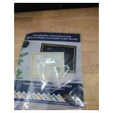 Geographics Parchment Certificates, 8-1/2\" x 11\", Serpentine Gold Foil, Pack Of 12