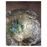 Yexiya 200 Pcs Doilies Lace Paper Doilies 14 Inches Disposable Foil Lace Placemats Large Round Paper Pad Placemats for Cakes Crafts Wedding Birthday Party Decoration(Gold)