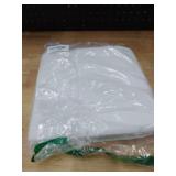 Amazon Basics Lightweight 2 Piece Microfiber Duvet Cover Set with Zipper Closure, Twin/Twin XL, Bright White, Solid