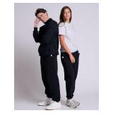 Russell Athletic Mens Dri-Power Hemmed Elastic Closed Bottom Fleece Sweatpants, Black (Pockets), X-Large US