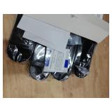 YONGAIJIA New Upgrade 4 Pack Adjustable Pot Lid Holder, Lid Organizer Fits 6\" to 14\" Lids, with Screw Hole Position and Sticky Wall Mounted Lid Storage Kitchen Cabinets, Cabinet Doors (Black)