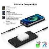Wireless Charging Pad for Car, REESTECQI 15W Wireless Car Charger Pad Type C Charging Mat Non Slip [PD 40W Car Charger Incl] for Airpods iPhone 16/15/14/13/12, Samsung S24/S23/S22 (30CM Cable)