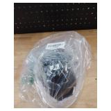 Field Hockey Face Mask Force Clear Transparent Penalty Short Corner Protection White Padding (Senior, White)