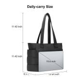 charlore Tote Bag for Women, Puffer Quilted Handbag with Compartments Lightweight Puffy Tote Shoulder Bag for Travel, Work, Gym