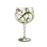 Enesco Designs by Lolita Ladybug Copa de Balon Gin Cocktail Glass, 24 Ounce, Multicolor