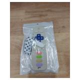 Chuya Silicone Baby Teether Toy TV Remote Control Shape Chew Toy for Babies 3+ Months, Teething Relief Baby Toys for Infants (White)