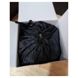 JefDiee Inflatable Travel Foot Rest Pillow, Kids Airplane Bed, Adjustable 3 Layers Height Leg Rest Pillow, Adults Travel Essentials Great for Airplane, Office, Home, Trains, Cars (Dark Grey)