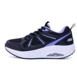 AOV Wide Walking Shoes for Women Arch Support Plantar Fasciitis Tennis Sneakers Wide Toe Box Orthotic Shoes Size 9 BlackPurple