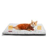 Self Warming Cat Bed Self Heating Cat Dog Mat 29.1 x 18.9 inch Extra Warm Thermal Pet Pad for Indoor Outdoor Pets with Removable Cover Non-Slip Bottom Washable