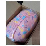 OUOZZZ 10\" Soft Baby Doll Set with Plush Doll, Bassinet, Blanket and Bottle, Baby Doll Accessories Pretend Playset Emotional Social Doll for 2 Year Olds Girls Valentine Birthday Gift