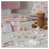 Wooden Doctor Play Set for Toddlers - A Complete Durable Pretend Play Medical Kit for Kids 3-5 with Realistic, Non-Toxic Tools & Carrying Case
