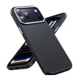 Maledan for iPhone 17 Pro Case - Ultra Slim Case for iPhone 17 Pro with Caseless Feel [Camera Control][Fit for Magsafe]Shockproof Magnetic iPhone 17Pro Phone Case, TPU & 600D Aramid Carbon Fiber Woven