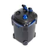 AMOSIJOY 225GPH Ultra-Quiet Canister Filter, 2-Stage External Aquarium Filter with Free Media for Large Fish Tanks and Aquariums